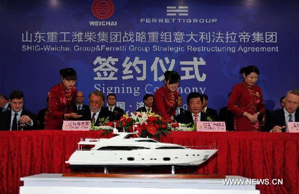 CHINA-JINAN-SHIG-WEICHAI-FERRETTI-RESTRUCTURING (CN)