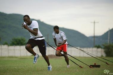 Usain Bolt Training