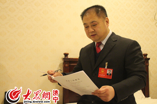 人大代表李书耀:名医"走基层" 助力全民健康_济宁