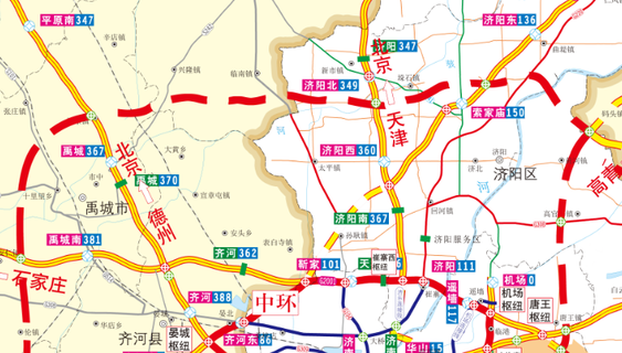 济南"大北环"发布公示信息,工期4年具体路线看这里