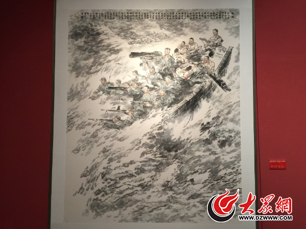 庆祝建党95周年山东省优秀美术作品展在山东美术馆开展