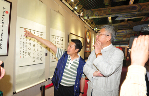 著名军旅书法家卿建中书法艺术全国巡展首站圆满结束