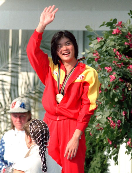 2012伦敦奥运会 最新播报   庄泳,中国游泳队的五朵金花之一,在1992