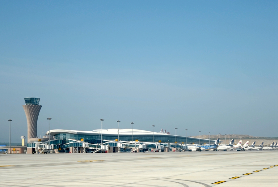 蓬莱沙河口机场图片