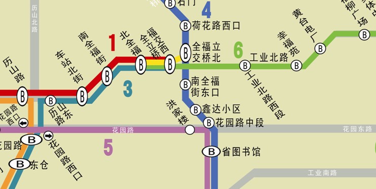 济南公交brt12路线图图片