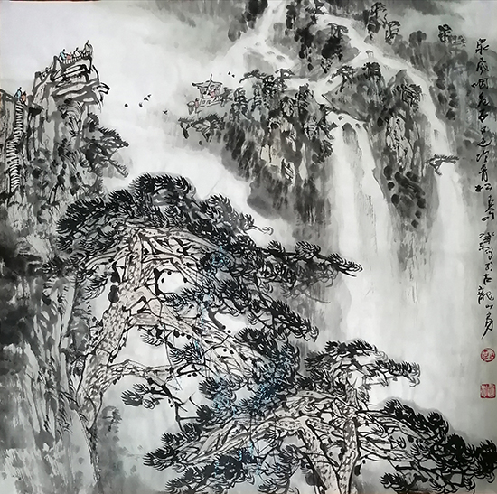 静听风生水起—读李承志先生的山水画