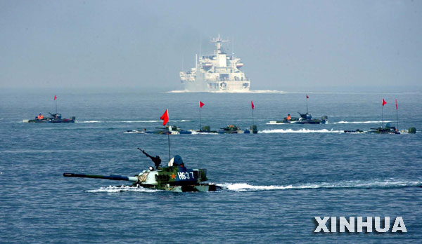 中国海军近期军演图片